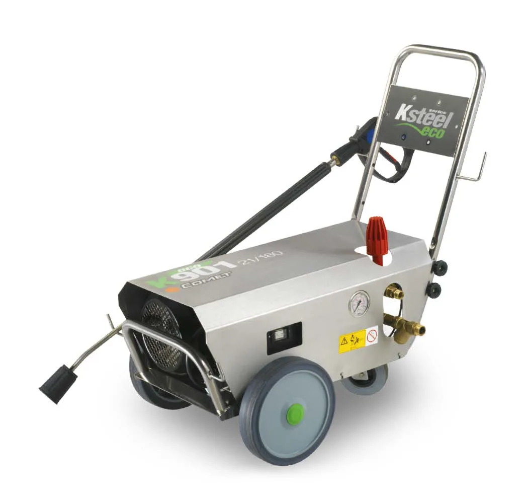 Photo du nettoyeur haute pression eau froide triphasée KSTEEL ECO spécial agroalimentaire